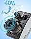 Inwa Bluetooth Outdoor Lautsprecher, Wireless Soundsystem für den Innen- und Outdoor, IPX5 Wasserdicht, 400W (2 Stück, 2025 Neuer Bluetooth-Name„Sync Speaker“, AC/DC Adapter & Fernbedienung, RMS 40W)