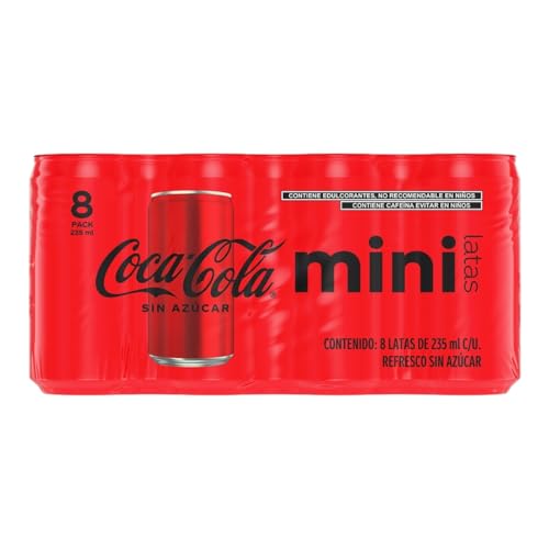 Coca-Cola Pack Refresco Sin Azúcar 8 x 235 mL