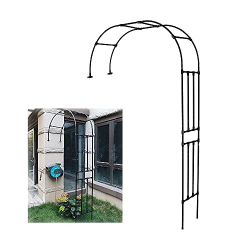 VGVSBG Jardín de Medio Lado, Forma de Soporte de árbol de Rosas, Forma de pérgola Decorativa, Aislamiento térmico de tubería de Acero Recubierto de PE y cenador de bo