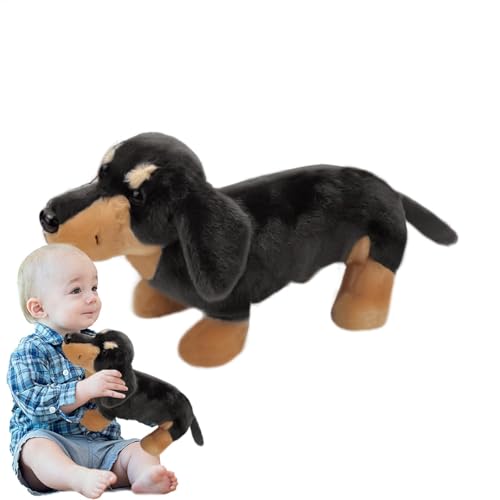 Genérico Peluche de Perro, Perro Relleno,Almohada de Perro de Dibujos Animados de 9,84 Pulgadas - Muñeco de Cachorro de Peluche, Linda Almohada de Animal, decoración de habitación