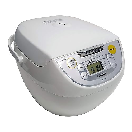 Tiger-JBV-S18U-10-Cup-Microcomputer-Controlled-4-in-1-Rice-Cooker-White-Bundle-with-Rice-Washing-Bowl-and-Bamboo-Spoon-3-Items