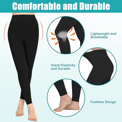 Collants de compression gradués de qualité médicale Classe II unisexe - 2