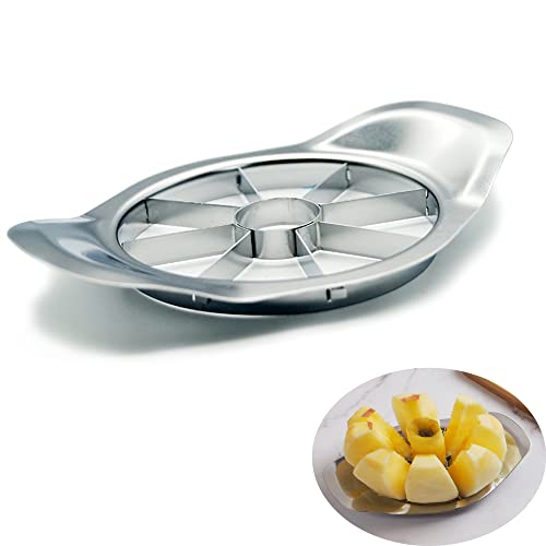 Affettatrice per mele a 8 lame, extra large, in acciaio inox, resistente, per mele fino a 10 cm