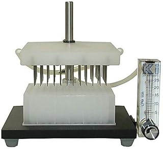 Chemglass OP-5020-09 Series OP-5020 11 Well Evaporator/Concentrator Manifold, Replaceable Needles