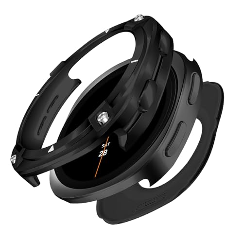 HAYONLIY ���^���P�[�X Samsung Galaxy Watch 8 44mm�Ή� �w�ʃJ�o�[�t���AGalaxy Watch 8�p���ȕی�J�o�[