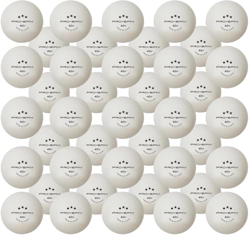 PRO-SPIN Ping Pong Balls - White 3-Star 40+ Table Tennis Balls, White | Pack of 60 - Image 2