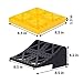 Homeon Wheels 10 Packs Rv/Camper Leveling Blocks, Chocks Anti-Slip Pads Design Include One Wheel Chock and Carrying Bag for Camper Travel Trailer