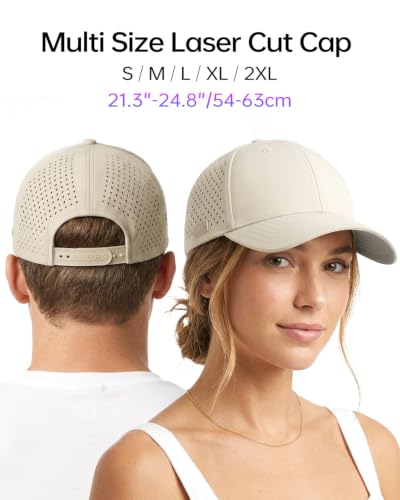 Image of Zylioo Oversize XXL Baseball Mesh Cap,Extra Large Laser Cut Cap,L M S Trucker Hat,Quick Dry Summer Cooling Golf Cap