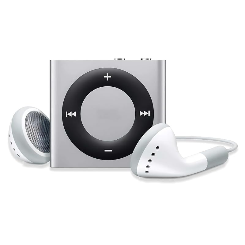 Drumstone Portable MP3 Music Player, Music Player for Uninterrupted Music and Audiobooks Best Gift for Music Lovers (Silver) Memory Card not Included