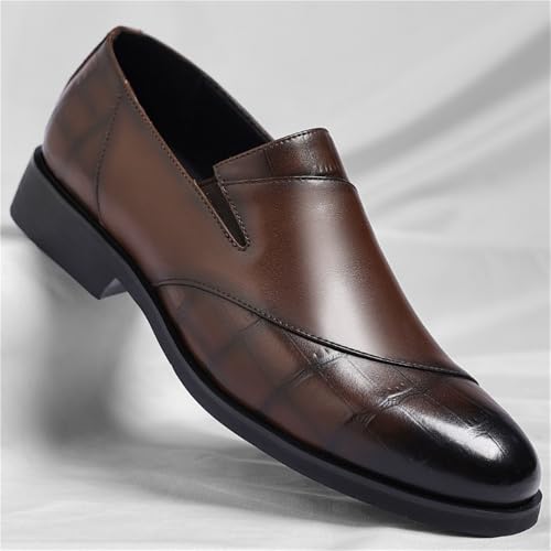 Men's Large Size Business Casual Slip On Loafers Stylish Formal Dress Shoes Easy Wear Comfortable Leather Shoes Trendy Footwear2