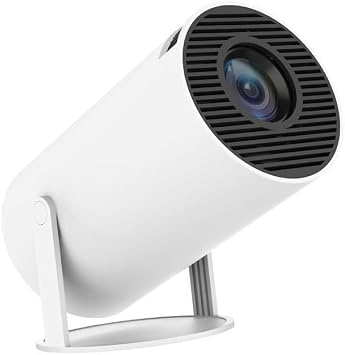 LecLooc Video Projector with Wi-Fi, Full HD 1080P Smart Portable Projector with 210 Stand, Auto Vertical Keystone, Compatible with HDMI/USB/TV Stick