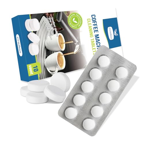 Okaywork 10 pcs pastillas limpiadoras descalcificador cafetera...