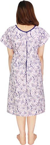 Bata de hospital para mujer idónea para maternidad y postoperatorio rosa Vines L XL 3