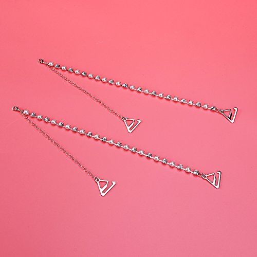 Oulii Rhinestone Bra Straps Invisible Shoulder Strap Removable Bra Strap Holder Replacement Bra Tops Dress Decoration #TOP1