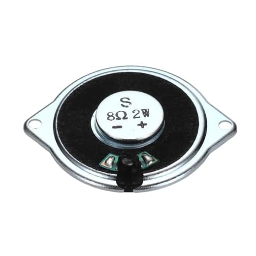 1 Pcs 2W 8 Ohm Small Speakers Metal Ear Shell Internal Micro Magnet Speaker for Mini Speakers DVD EVD Multimedia Mobile Portable Advertising Machine