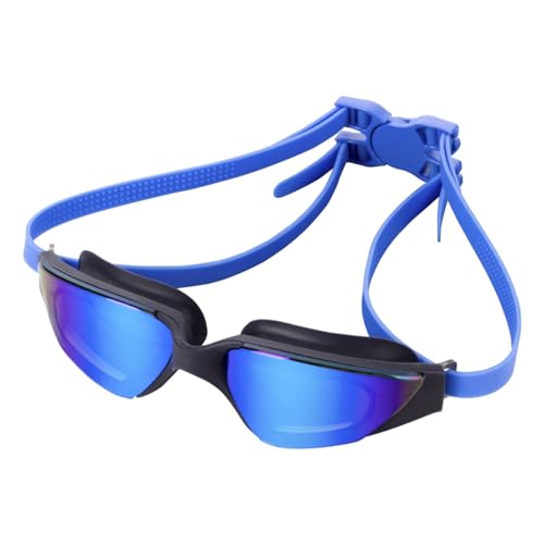 Lunettes de natation Fashy Splash II Mirror avec fermeture spéciale bleu pour piscine