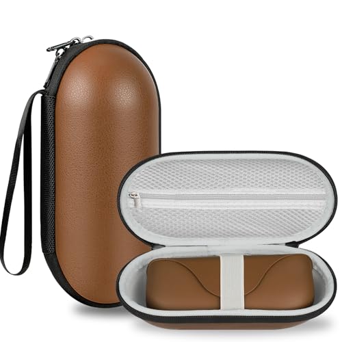 sarlar Transporte rígido para óculos inteligentes Ray-Ban Meta, proteção grande com compartimento de caixa de carregamento para Wayfarer/Skyler/forro de cabeça, óculos e acessórios, viagem à prova de