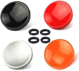 LXH 4 PACK (Red+Silver+Black+Orange) Soft Shutter Release Button for Camera with Shutter Release Socket Compatible with Fujifilm X-PRO2/1 X100F X100T X100 X100S X10/20/30 X-E1 X-E2 X-E2S STX-2