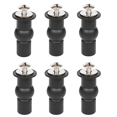 6pcs Abattant WC Fixations Charnières Fixation Abattant WC Universel Pièces Détachées WC, Fixation WC Abattant Fixations WC Siège Boulons à Expansion en Caoutchouc, Convient à la Plupart des Toilettes Cover