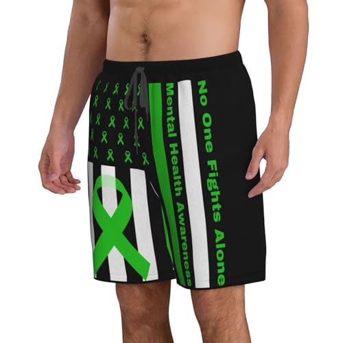 Men's Beach Shorts Drawstring Quick Dry Running Shorts Comfortable Loose Gym Shorts Swimsuit Pants with Pockets3