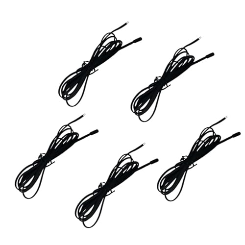 5Pcs Temperature Probe Sensor MF58B Super Waterproof TPE Injection Probe Sensor TPE6x5x15mm Thermistor 10K 3435 Iine Iength 2 Meters.