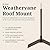 EZ Vane Steel Standing Deer Weathervane 21” Height, Includes Metal Roof Mount, Wind Cups & Brackets | Hand-Crafted and Family-Owned, Made in The USA with Triple Powder Coating, Limited
