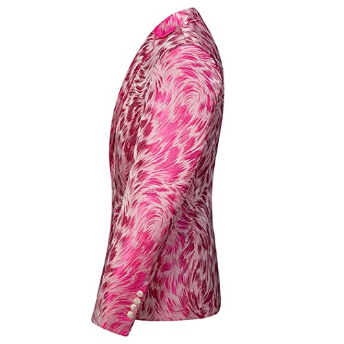 Business Anzug 2 Sets Herren Slim Dress Mantel und Hose Große Größe Kostüm Violett Asiatisch 6XL is Eur 4XL – Bild 3