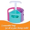 Learning Resources Create-a-Space Storage Mini Center Pink - Classroom Craft Keeper, Maker Space, Small Storage, Teacher Organizer, Home School Accessories, 4 Piece Set