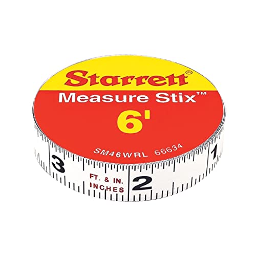 Mesurer Stix Starrett Sm46wrl ruban adhésif pour établi de bricolage