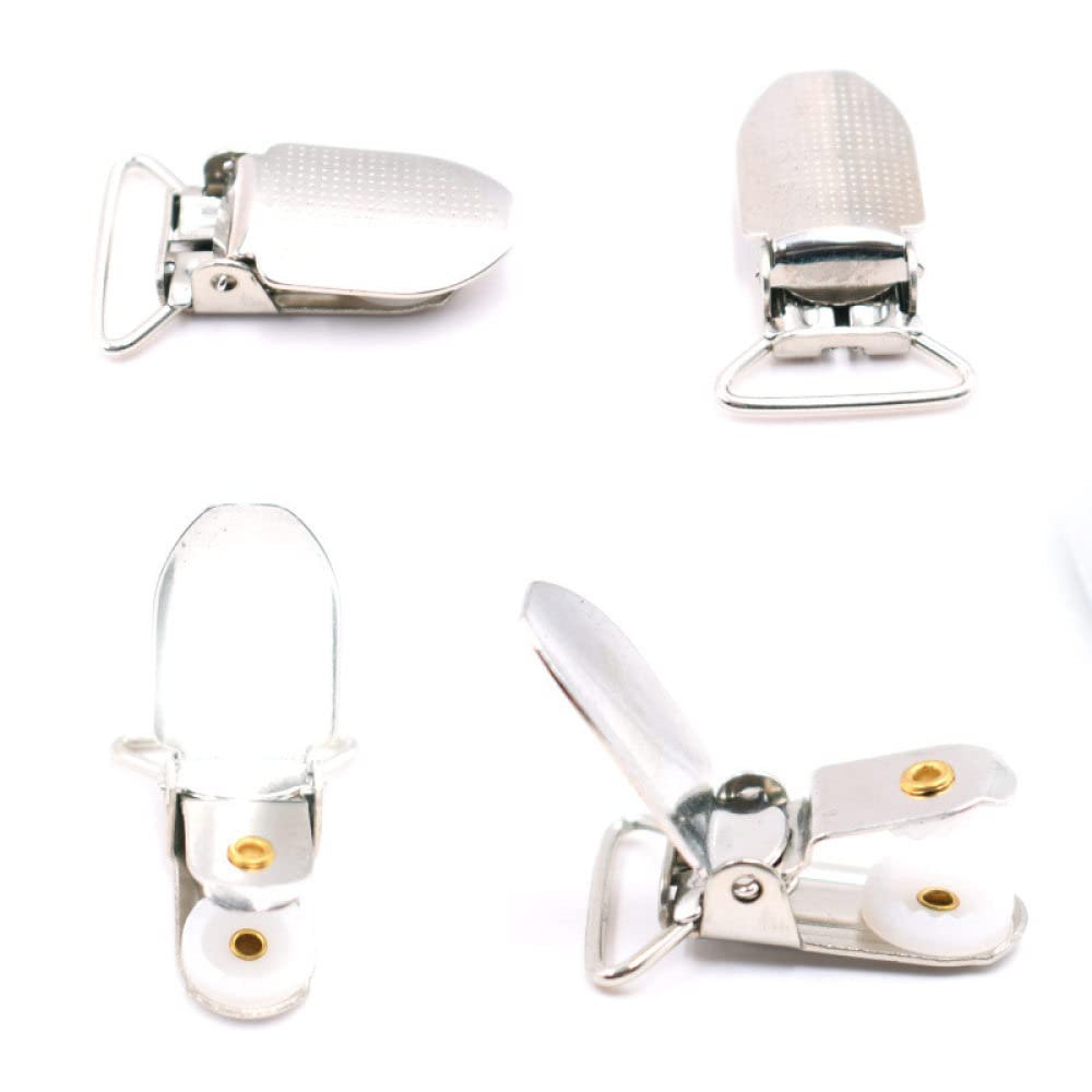X Form Tirantes de Alta Resistencia, 1 Tirante elástico de 2,5 x 115 cm for Mujer, 4 Clips, Ajustable, for Pantalones, Accesorios de Ropa for Hombre