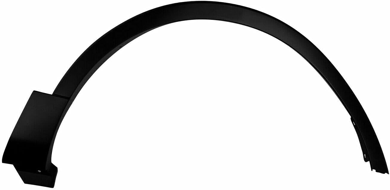 Fender Flare Molding Trim Wheel Opening Front Passenger Side For 2016-2019 Ford Explorer Direct Replacement FB5Z16038AB