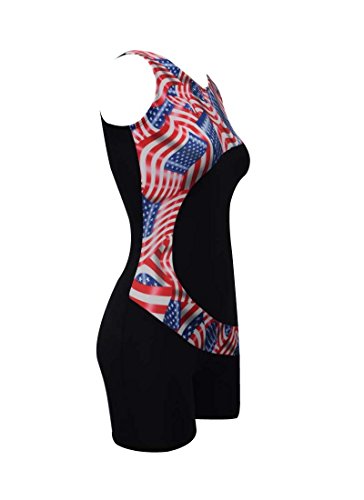 Sookie Active USA Wave Tank Biketard (Ladies - 3X)