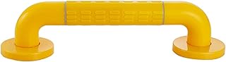 LYDSB - Barra de Ducha con círculo Luminoso, Barra de Seguridad para Personas Mayores en el Inodoro, pasamanos de Acero Inoxidable Antideslizante para baño (Color: Amarillo, Tama