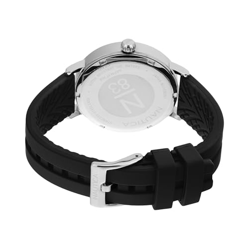 Image of Nautica Round 42mm Black Dial Analog Men Watch - NAPMYF309