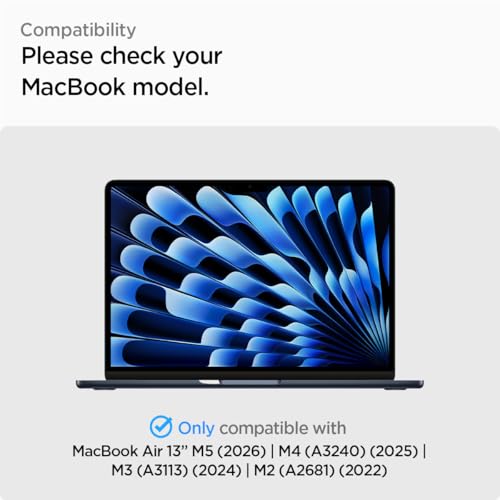 Spigen SafeView Magnetischer Blickschutzfilter für MacBook Air 13 Zoll (M5 2026 / M4 2025 / M3 2024 / M2 2022), Sichtschutzfilter, Blendschutz, Anti-Fingerabdruck, Abnehmbare Magnetfolie