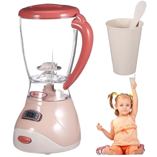 Jorzer Toy Blender Simulación eléctrica Toy Blender Juego de rol Educativo Simulación de participación y Aprendizaje Cocina para niños y niños pequeños Juguetes de Juego sin batería..