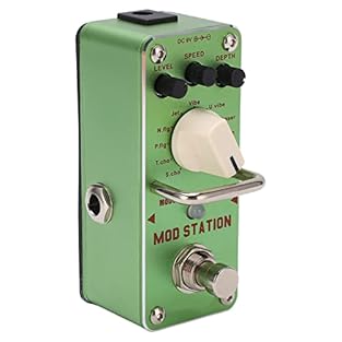 [User-Friendly Control] Equipped with 3 control knobs and a switch for easy adjustments while playing. [High Precision Performance] Delivers high sensitivity and accuracy to enhance your guitar sounds. [Versatile Modes] Features 11 modulation effects...
