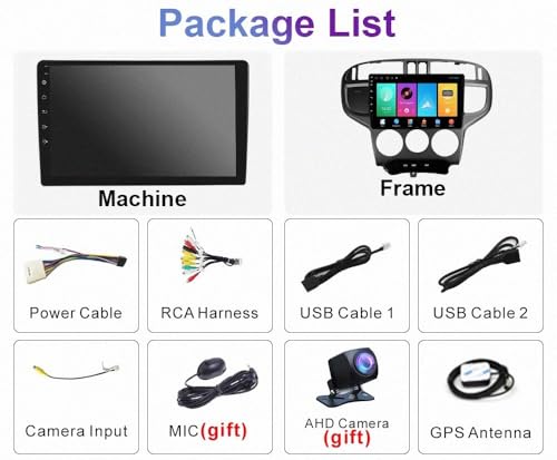 Radio Coche 2 DIN para Hyundai Matrix de 2001 a 2010 con Android Auto y GPS 6