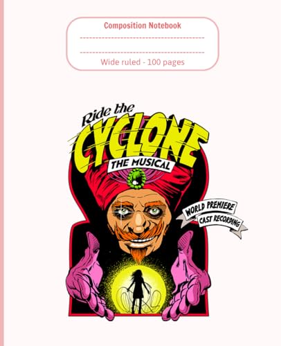 Ride The Cyclone Composition Notebook Wide Ruled 100 Pages 7.5 x 9.25 inches: Ride The Cyclone