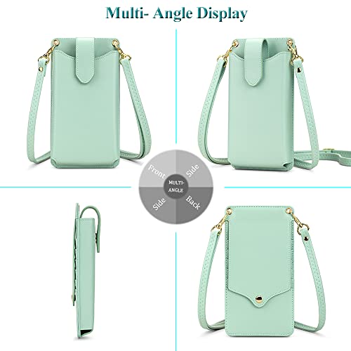 Image of Peacocktion Small Crossbody Cell Phone Purse for Women, Lightweight Mini Small Crossbody Bags for Women with Card Slots