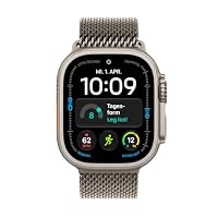 Apple Watch Ultra 4 GPS + Cellular, 49 mm Titangehäuse Natur – Ansicht 2