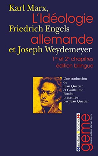 Idéologie allemande (L') 1er et 2e chapitre: éd... [French] 2353670172 Book Cover