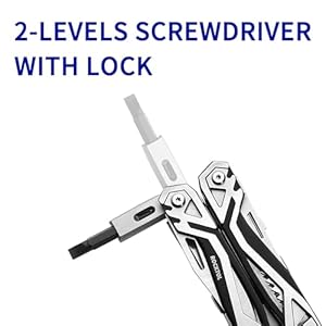 Multitool Pliers, 21-in-1 Stainless Steel Multi tool with Screwdriver, Bottle Opener, Nylon Sheath, Safety Locking Tool set Multitool Pliers 21 in 1 Stainless Steel Multi tool with Screwdriver Bottle Opener Nylon Sheath Safety Locking Tool set