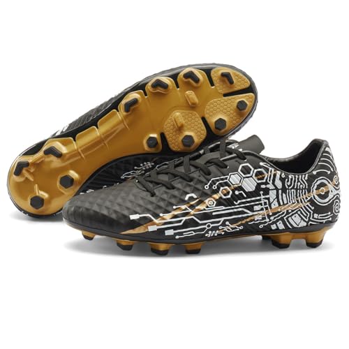 Image of AVANT Men's HustleX Football Shoes - Cushioned Insoles, Anti Skid with Rubber Studs, Lightweight Turf Football Shoes