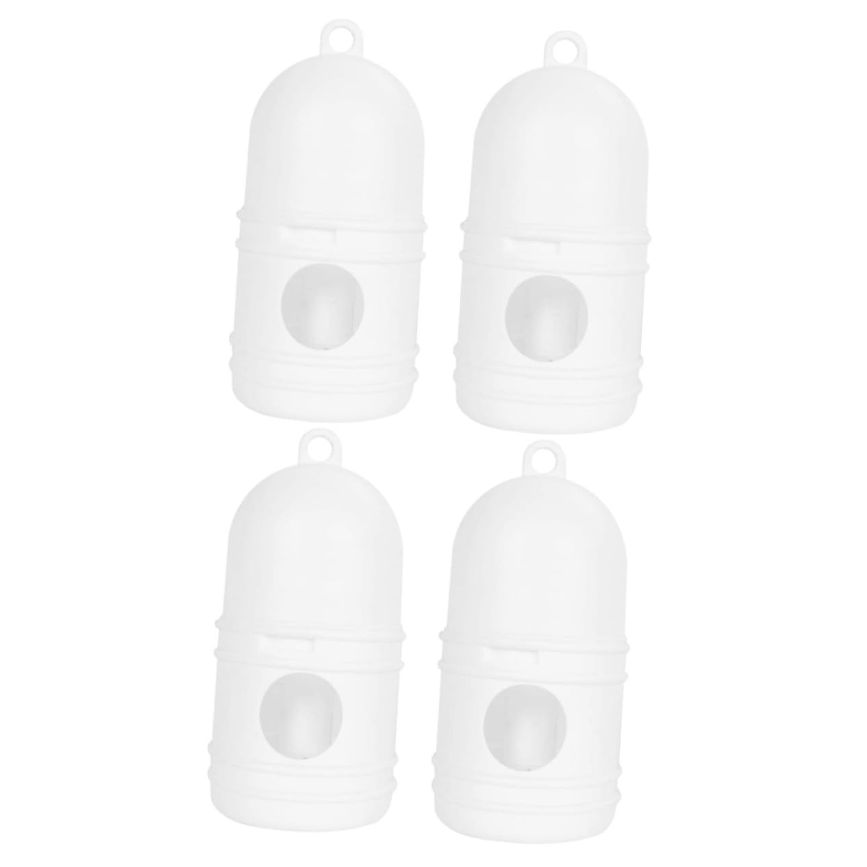 minkissy 4 Piezas Bebedero para Palomas Botella de Agua para Perros comedero automatico para Mascotas comederos para pájaros Jaula de pájaros Taza de comedero de Agua para pájaros Exterior