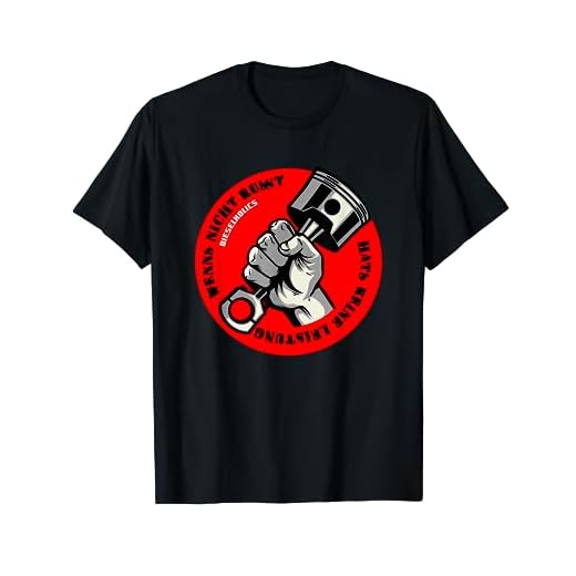Wenns nicht russt hats keine Leistung I Diesel Autoliebhaber T-Shirt
