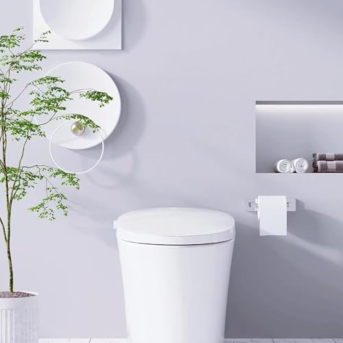 Suporte de papel higiênico, suporte de rolo de papel higiênico giratório de aço inoxidável, suporte