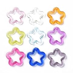 Tranparent Flower Beads_300 pcs