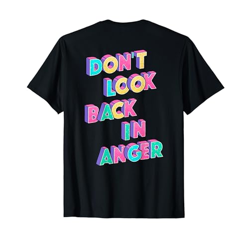 Image of DONT LOOK BACK IN ANGER BACKPRINT T-Shirt