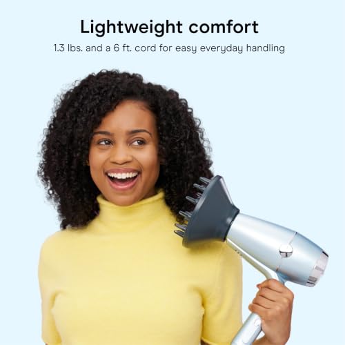 Conair SmoothWrap Ionic Hair Dryer, Diffuser & Concentrator, 1875W, Mint - image 5